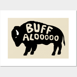 Buffalo Buffalooooo American Bison Design Posters and Art